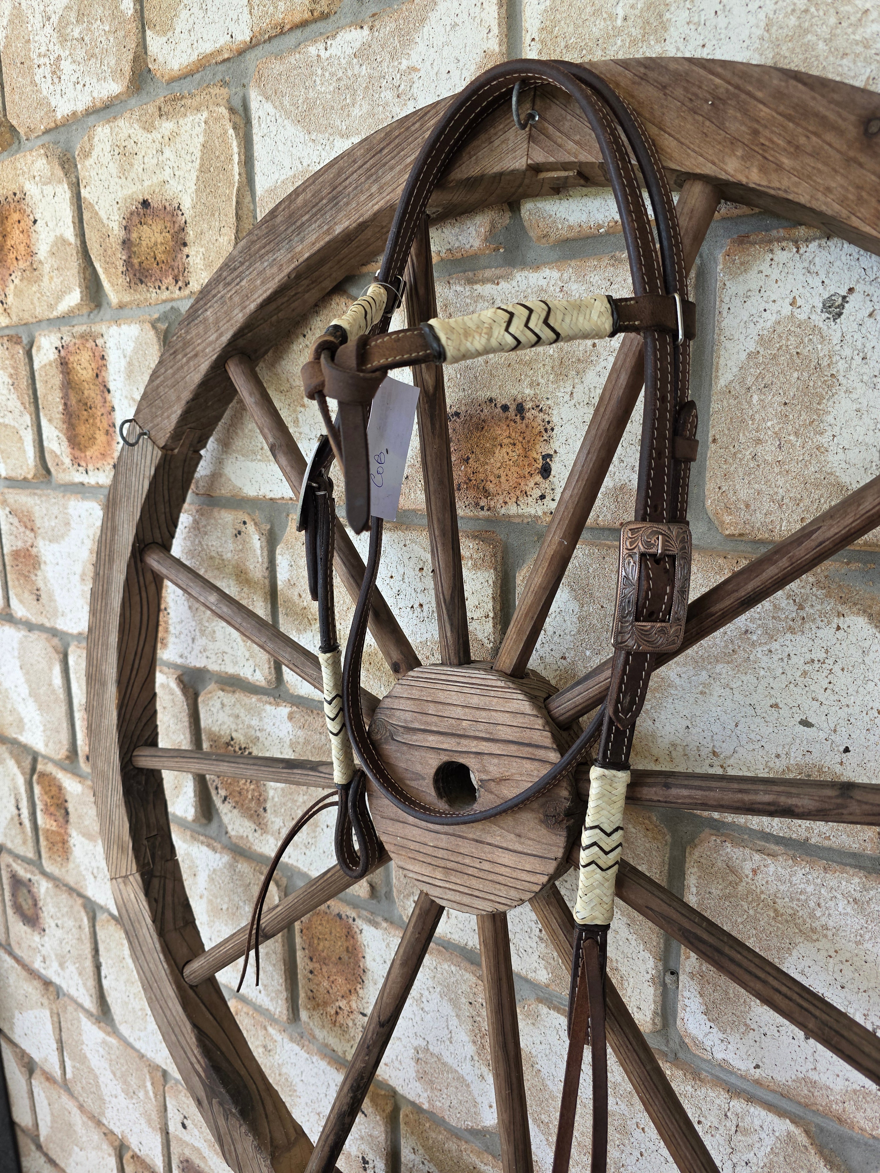 Futurity Knot with Rawhide Bridle Dark Oil