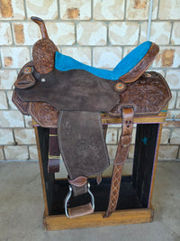 Leather Barrel Saddle - LBS9