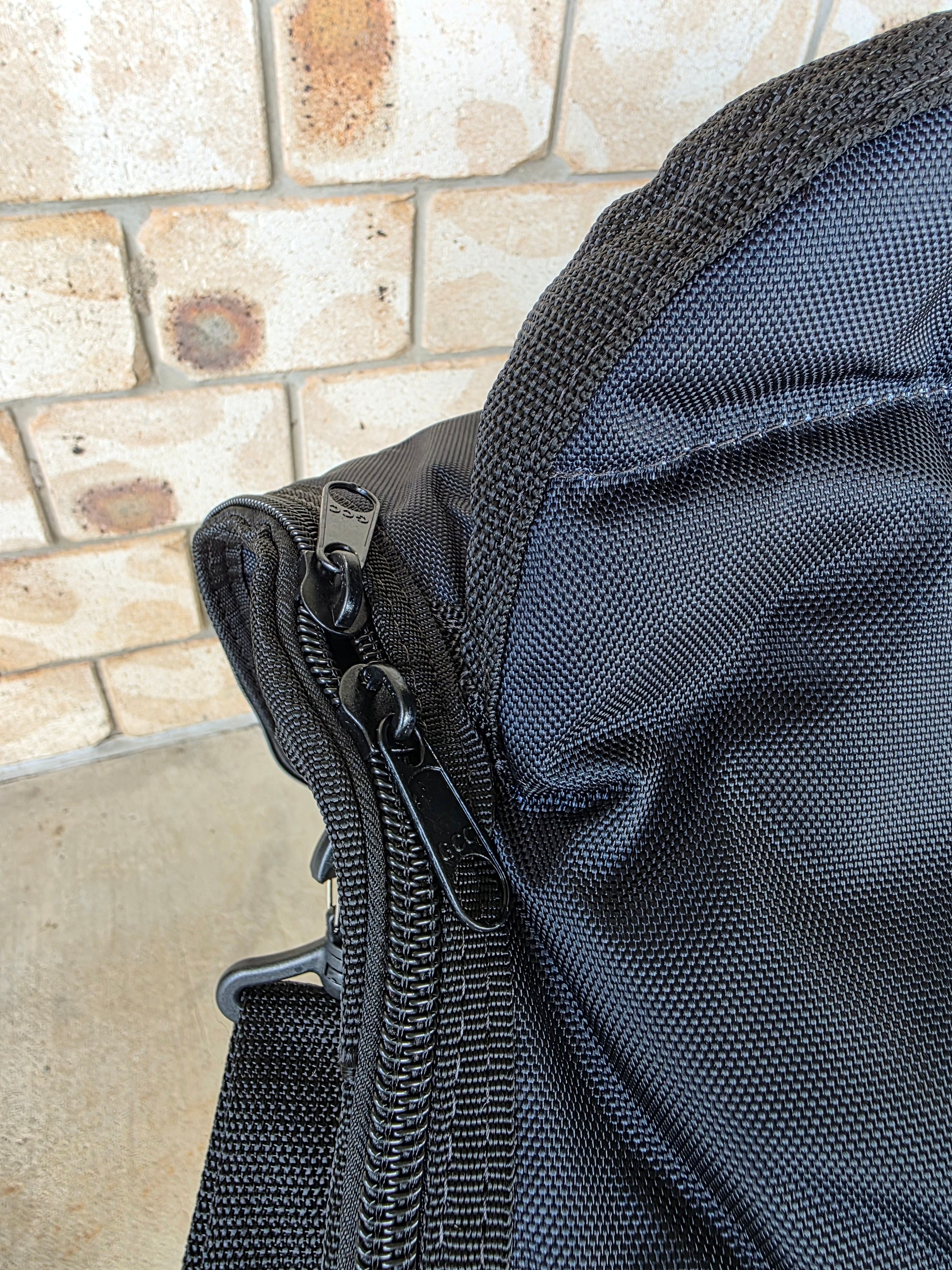 Quilted Saddle Bag - Black