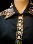 Load image into Gallery viewer, Midnight Regalia - Western Show Shirt

