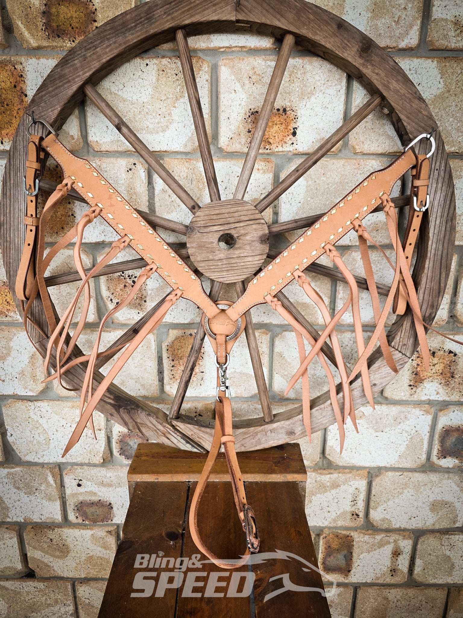 Trophy Tack Buckstitched Breastcollar – Blank or Custom Laser Engraved