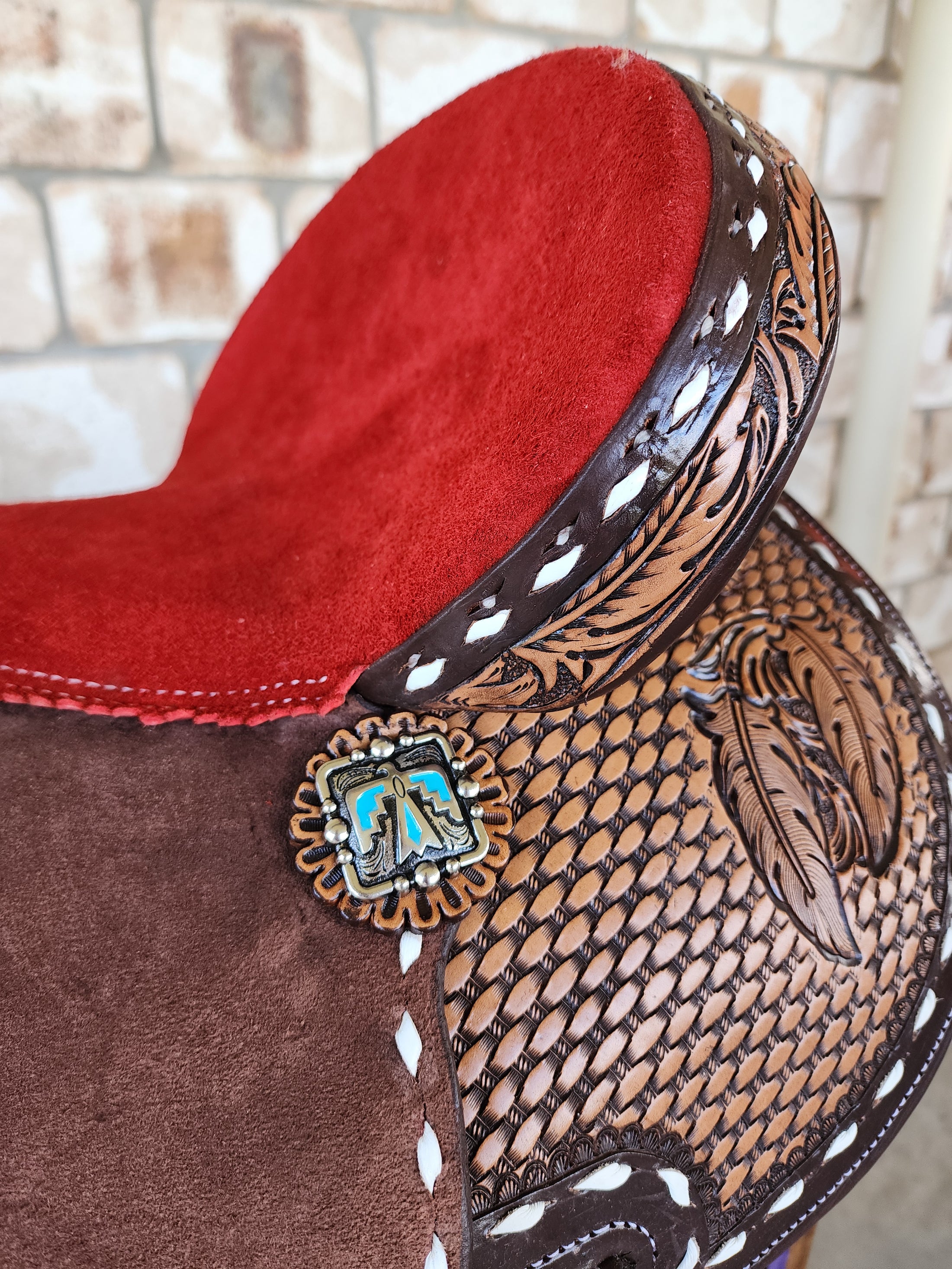 Leather Barrel Saddle - Jessie