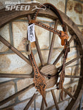 Load image into Gallery viewer, Futurity Knot Bridle with Silver Studs
