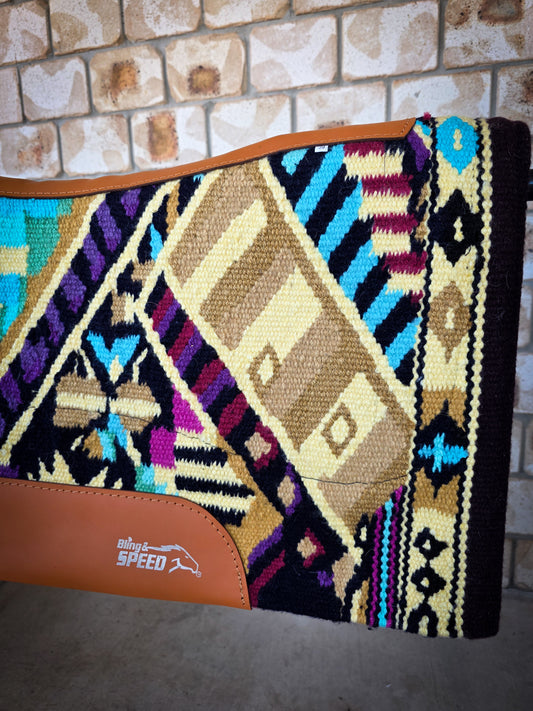 61. Painted Desert Unicorn Saddle Pad