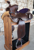 Load image into Gallery viewer, Bling and Speed All Round Western Saddle - 15.5" Seat
