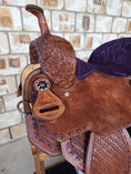 Load image into Gallery viewer, Leather Barrel Saddle - LBR5
