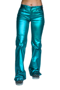 Load image into Gallery viewer, Turquoise Metallic Signature Trouser
