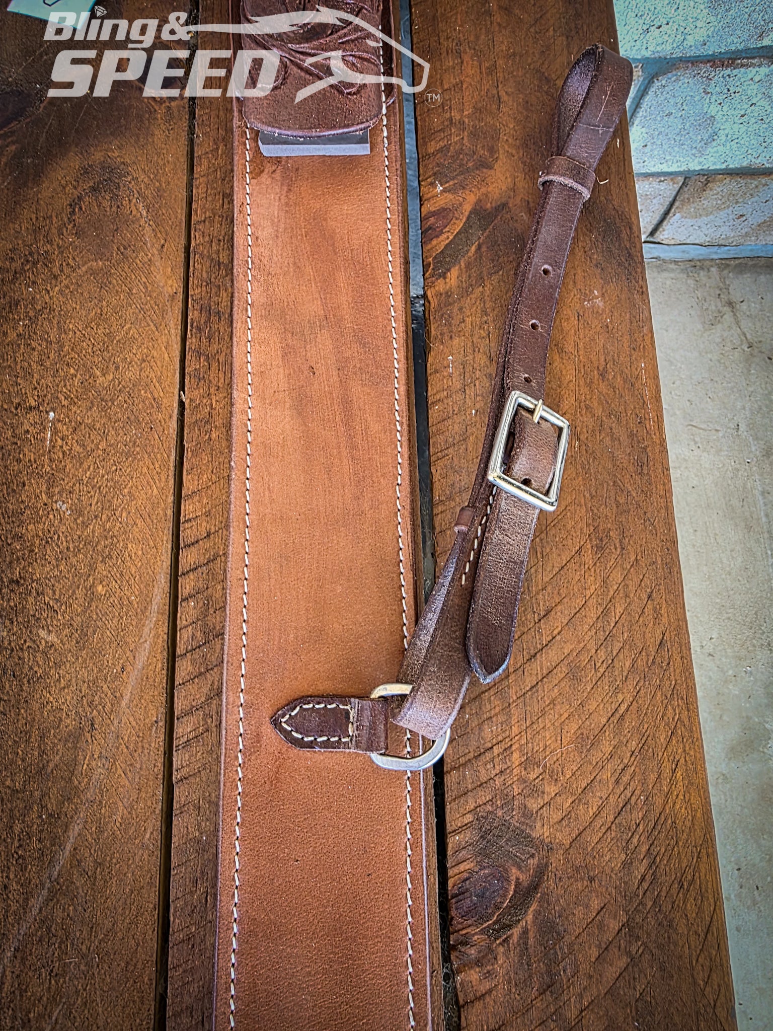 Leather Rear Cinch