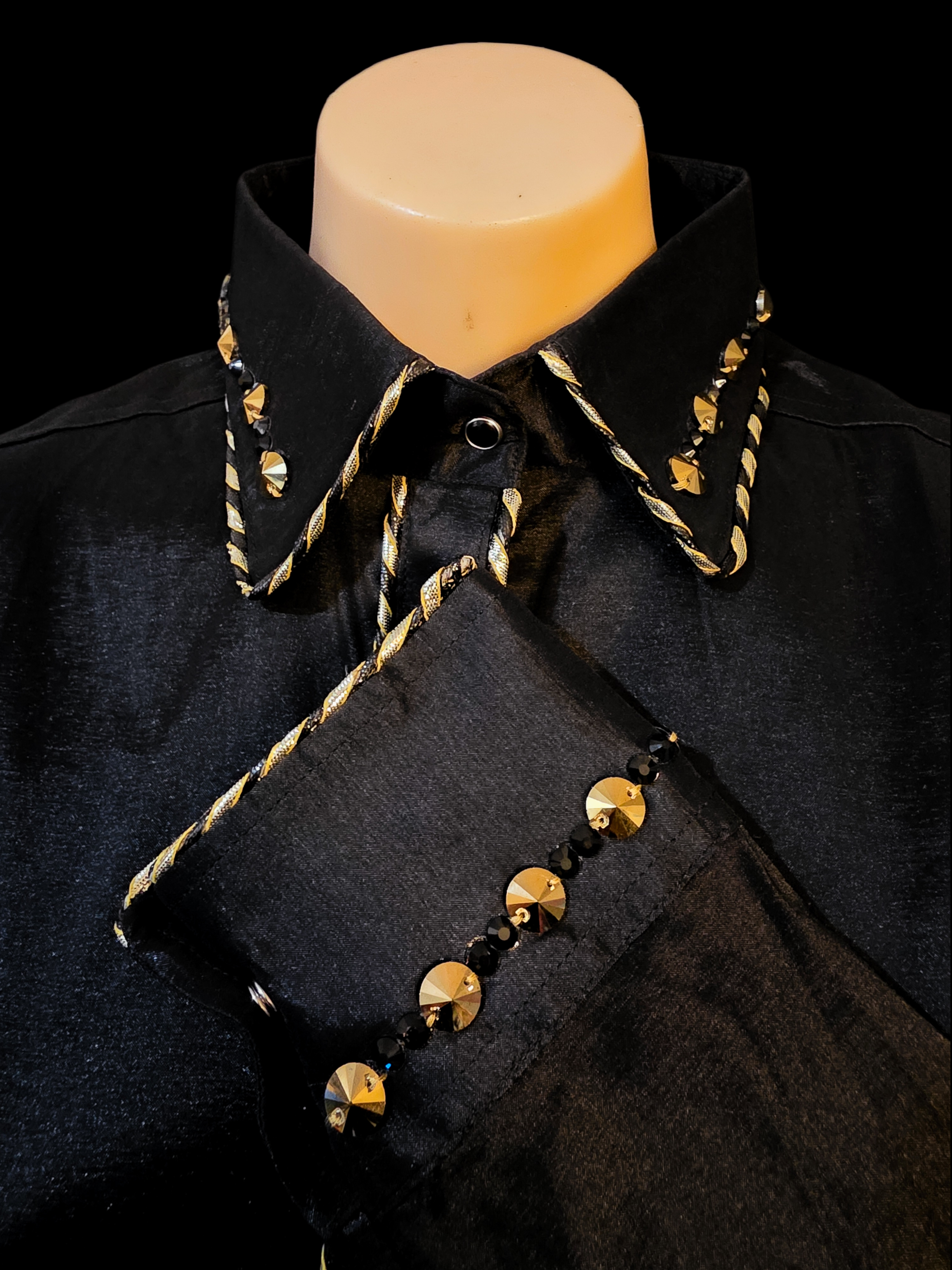 Black Crown - Western Show Shirt & Vest Set