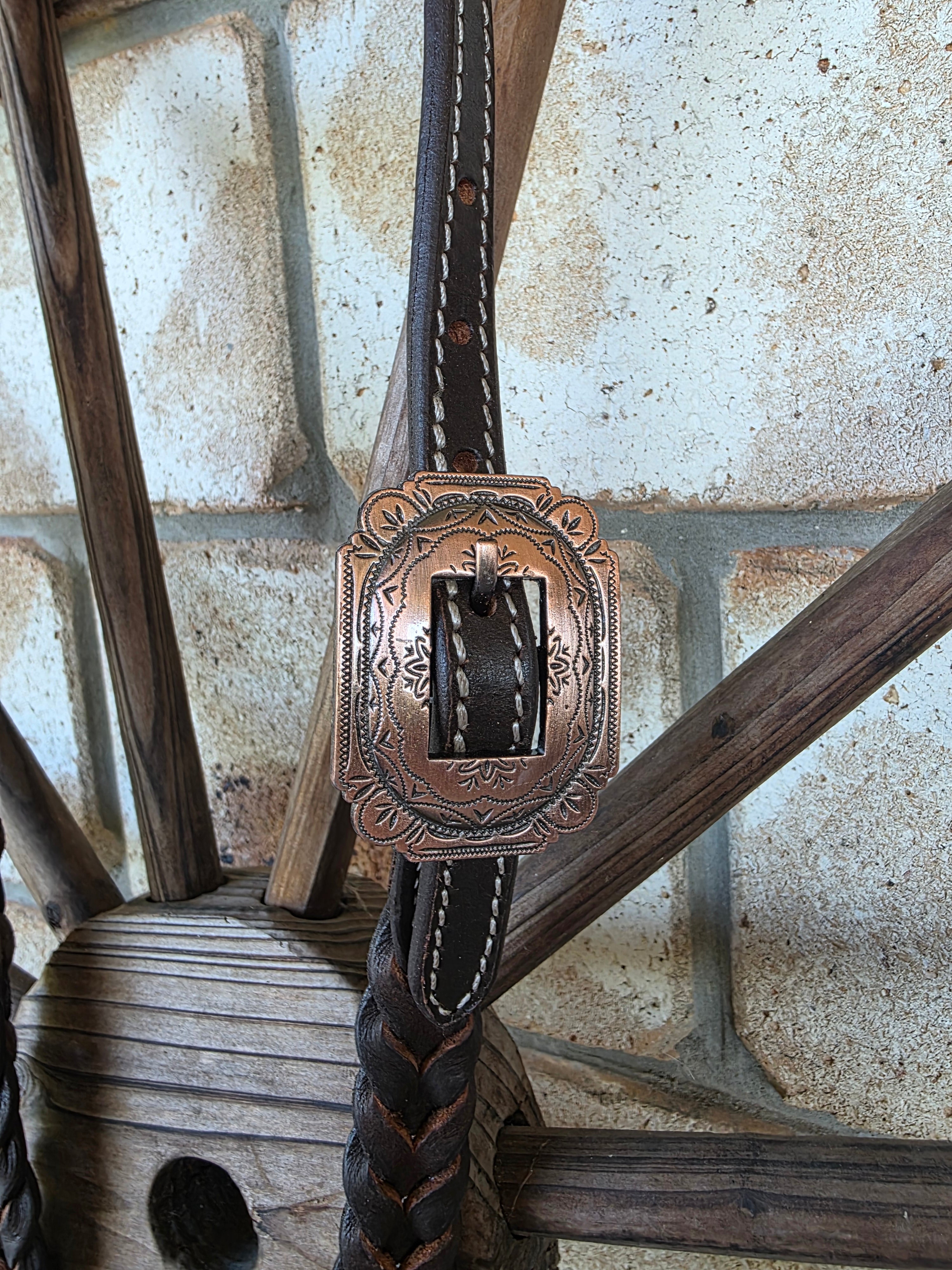 B&S Plait One Ear Bridle