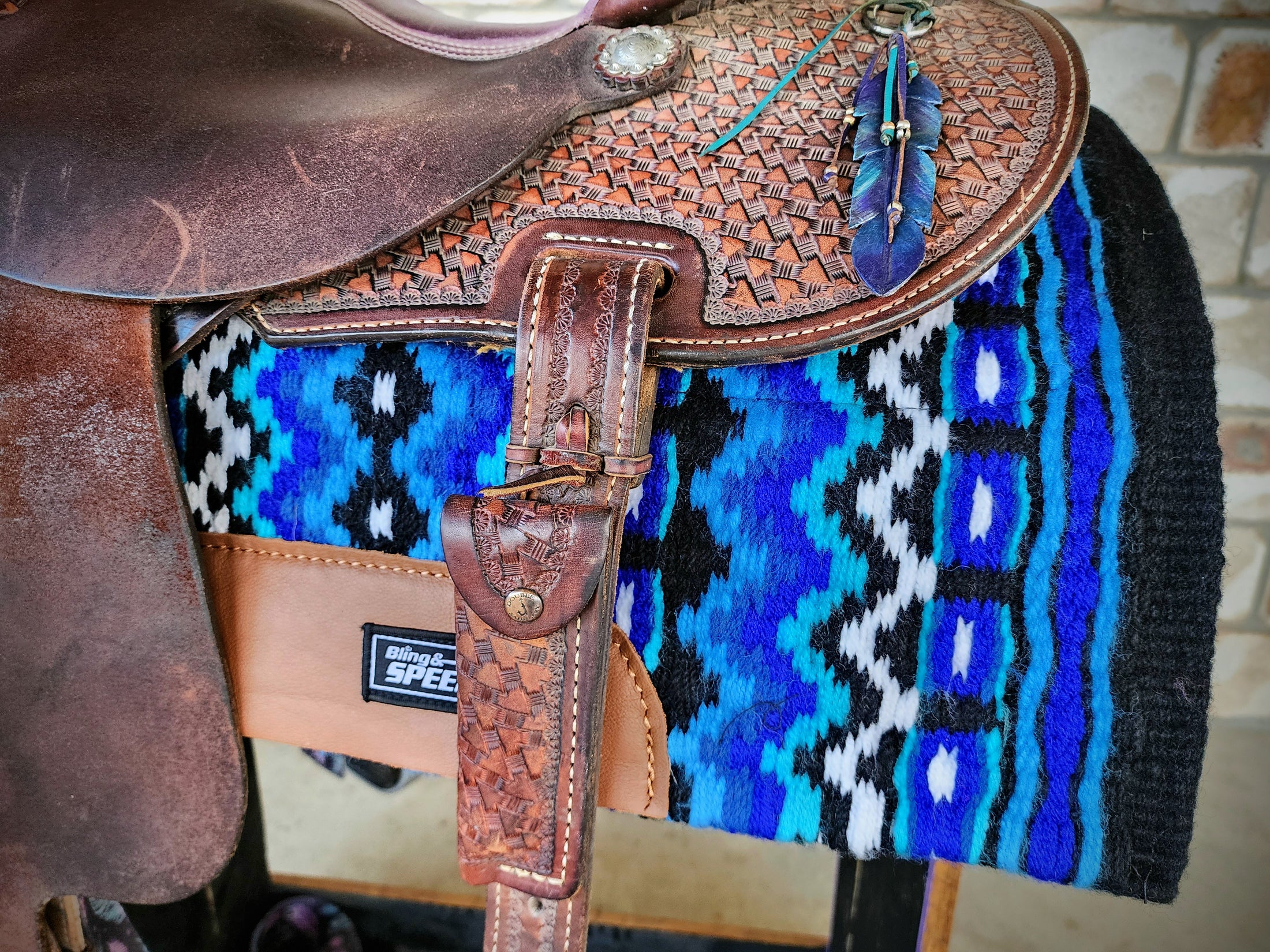 "Blue Moon" Saddle Pad