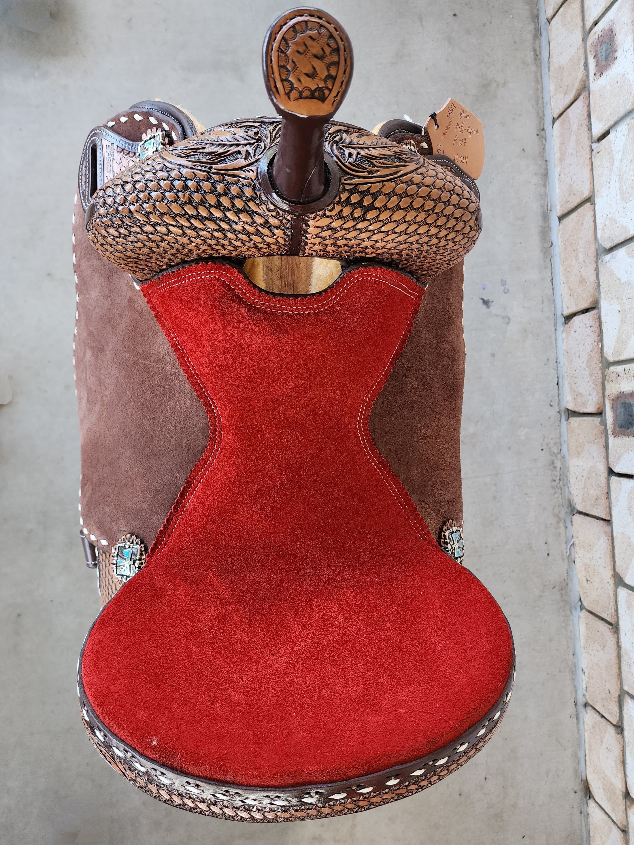 Leather Barrel Saddle - Jessie