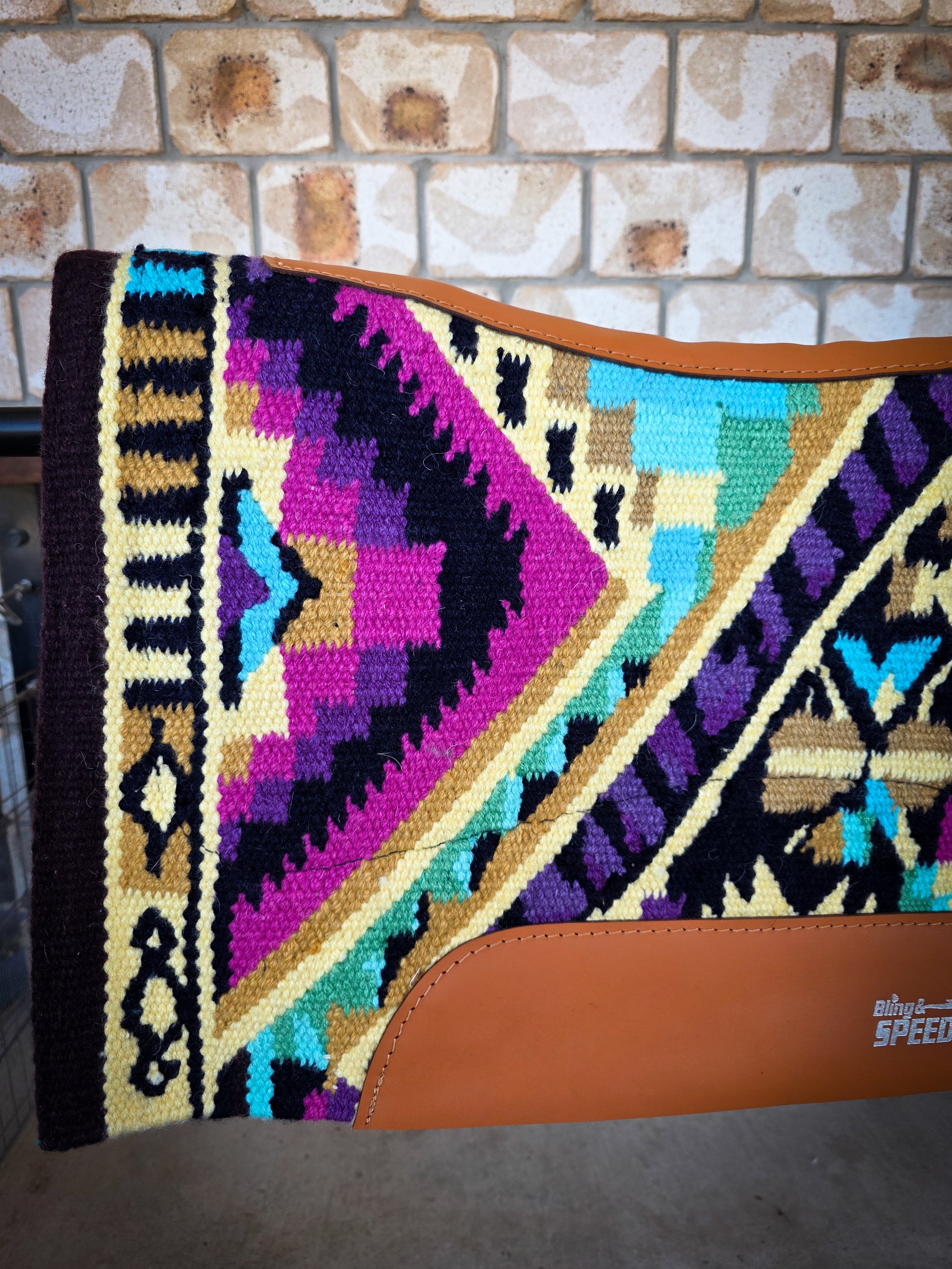 61. Painted Desert Unicorn Saddle Pad
