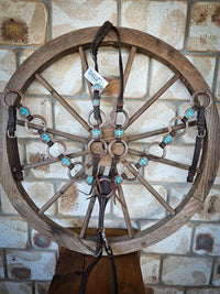 Turquoise Thunderbird Ring Tack Set