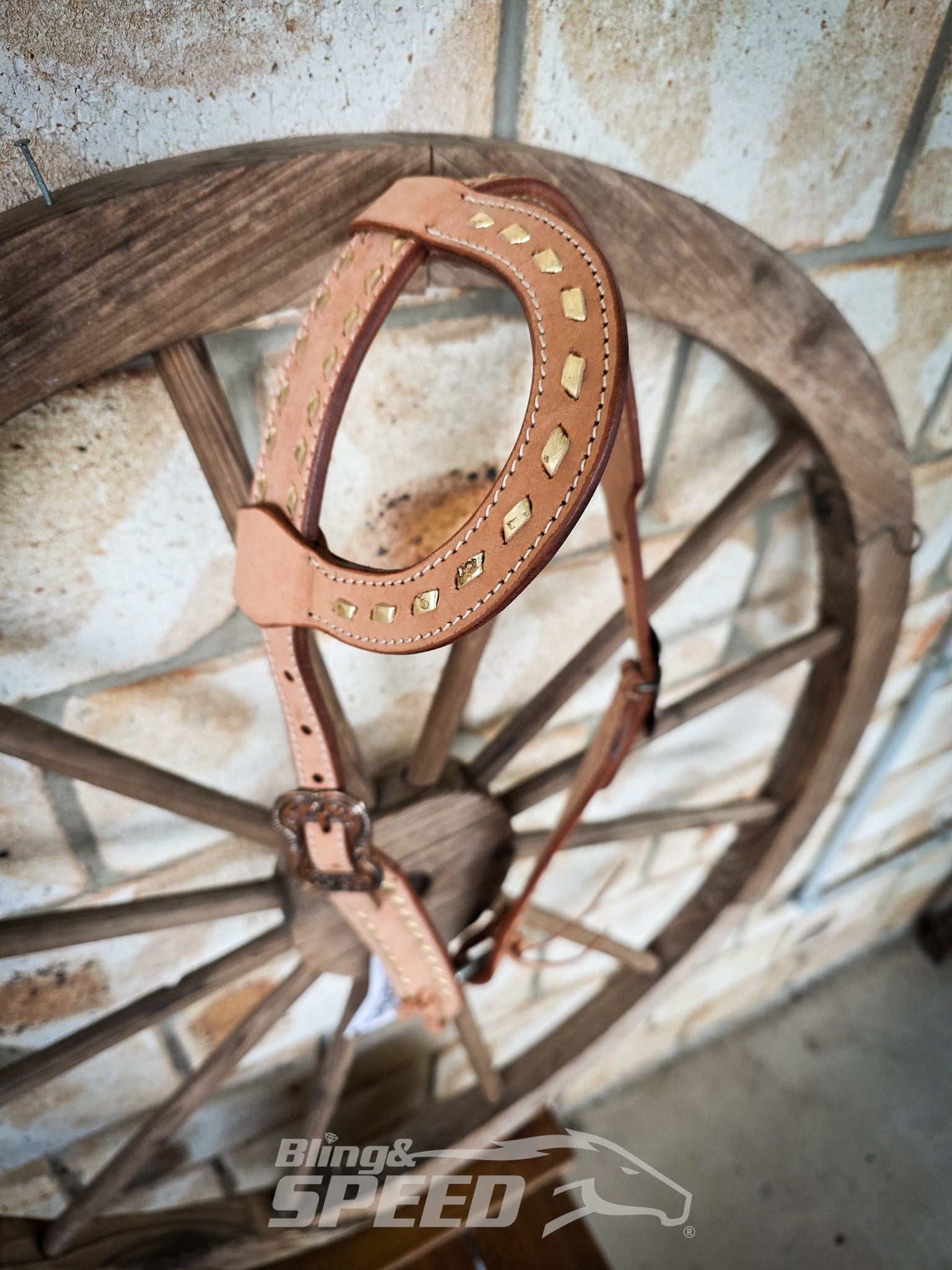 Trophy Tack One Ear Bridle – Blank or Custom Laser Engraved