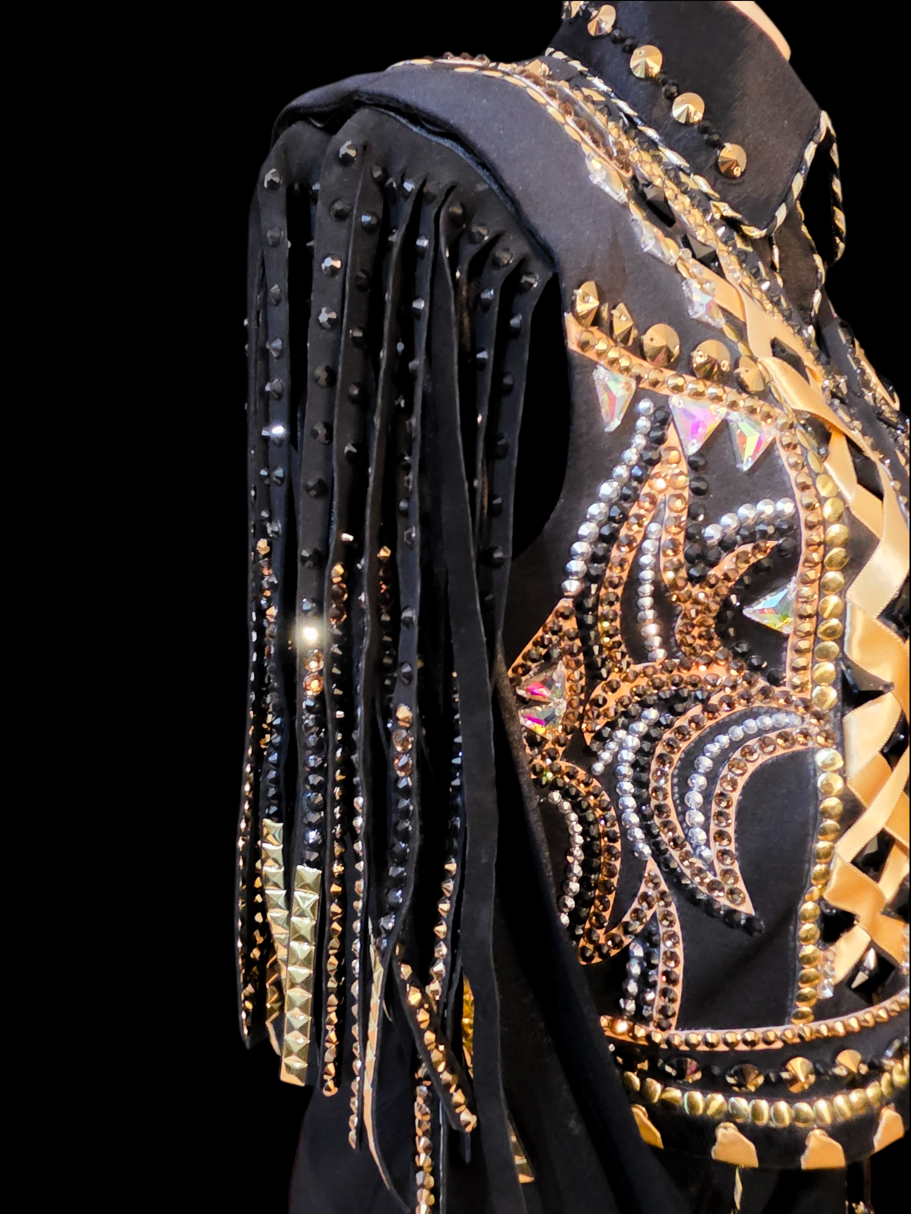 Black Crown - Western Show Shirt & Vest Set
