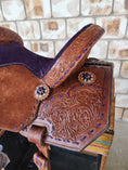 Load image into Gallery viewer, Leather Barrel Saddle - LBR5
