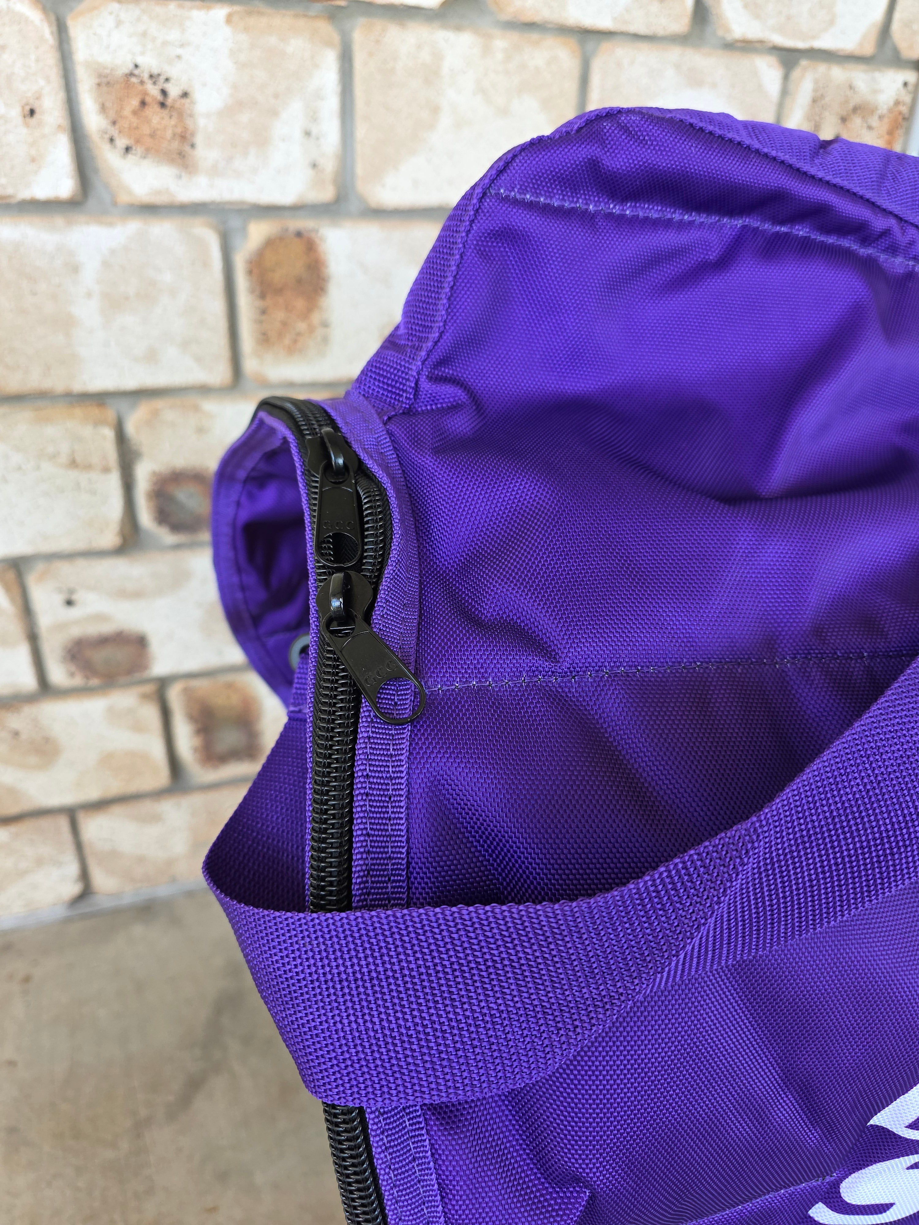 Quilted Saddle Bag - Purple