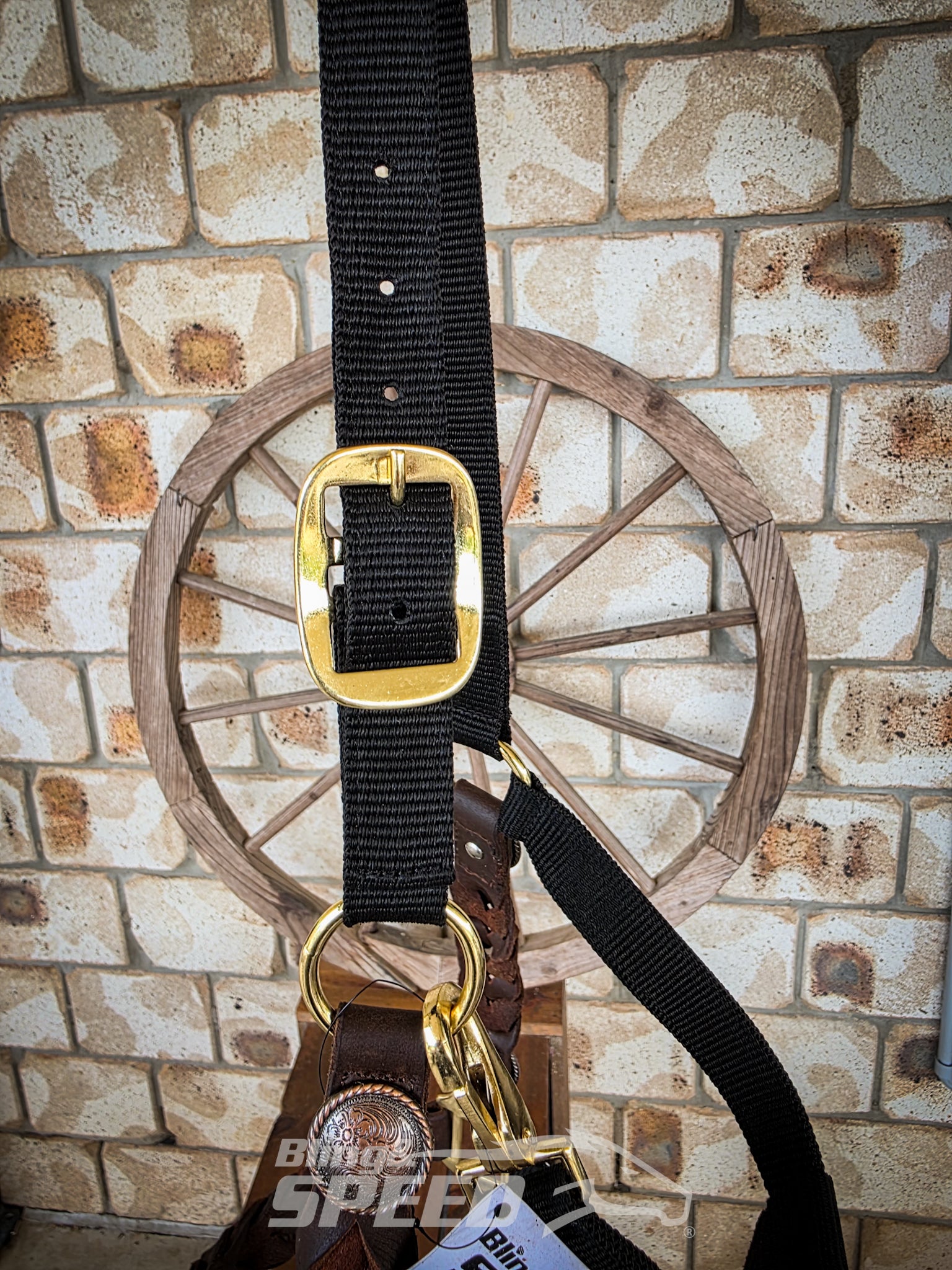 Nylon & Braided Leather Horse Halter