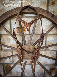 Futurity Knot Bridle with Silver Studs