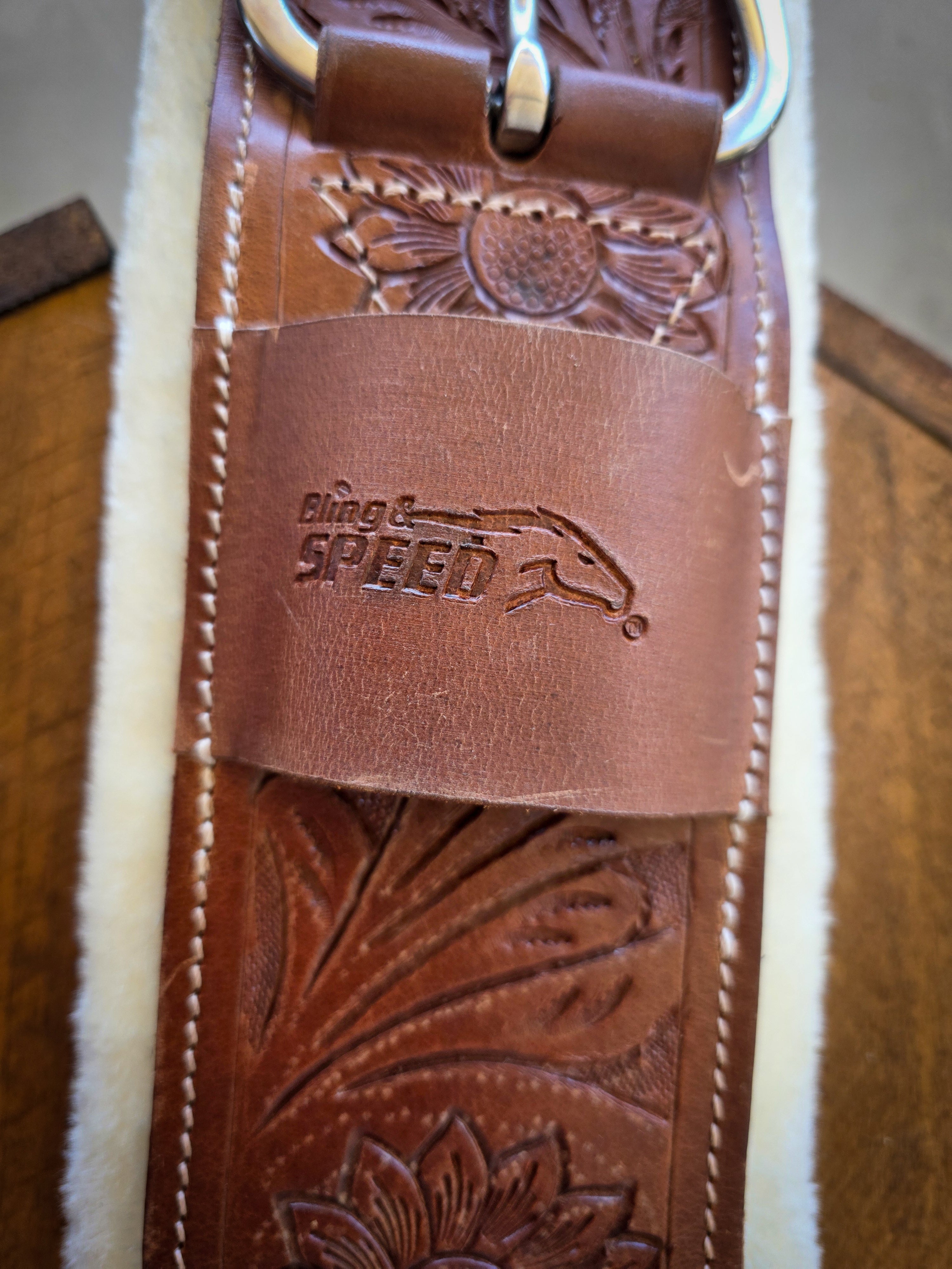 Shoulder Relief Girth with Removable Velcro Synthetic Wool Liner - Various Designs