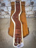 Load image into Gallery viewer, Shoulder Relief Girth with Removable Velcro Synthetic Wool Liner
