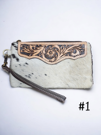 Cowhide Leather Purse - Various Designs