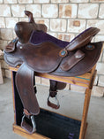 Load image into Gallery viewer, Bling and Speed All Round Western Saddle - 15.5" Seat
