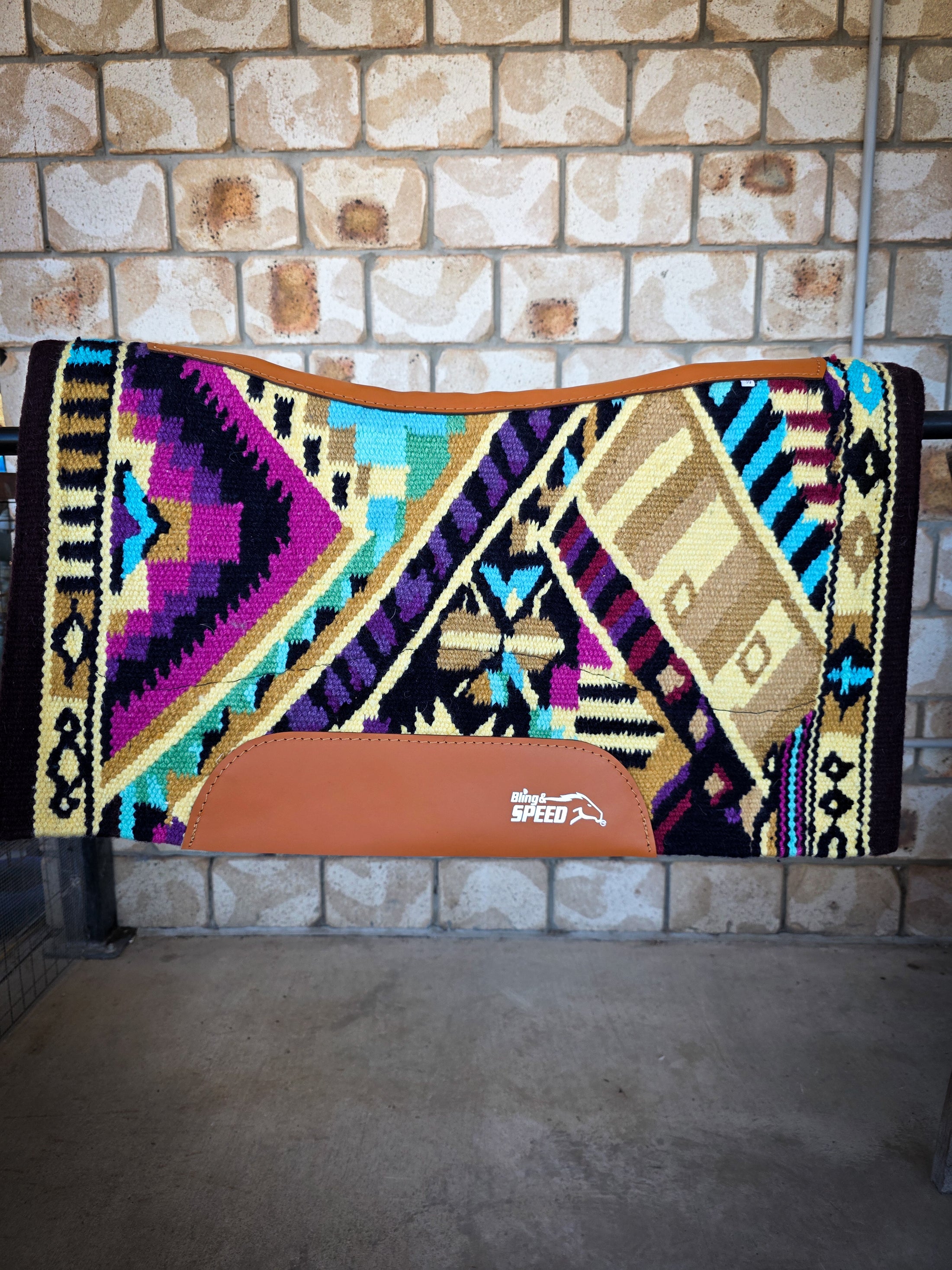 61. Painted Desert Unicorn Saddle Pad