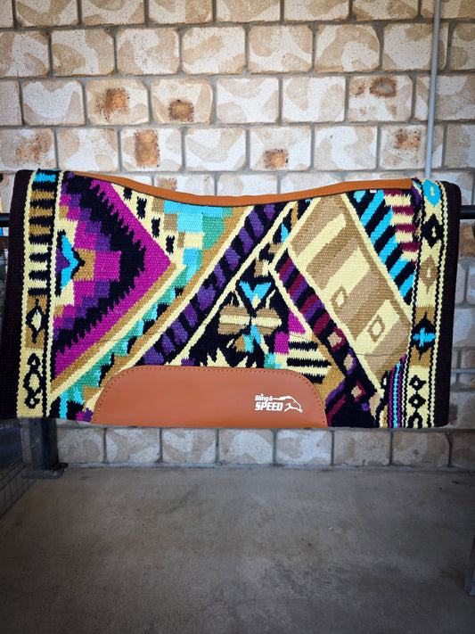 61. Painted Desert Unicorn Saddle Pad