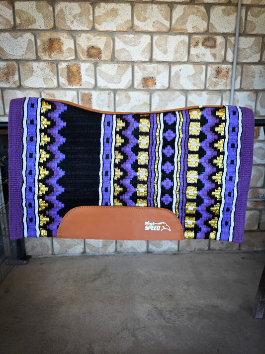 46. Violet Unicorn Saddle Pad