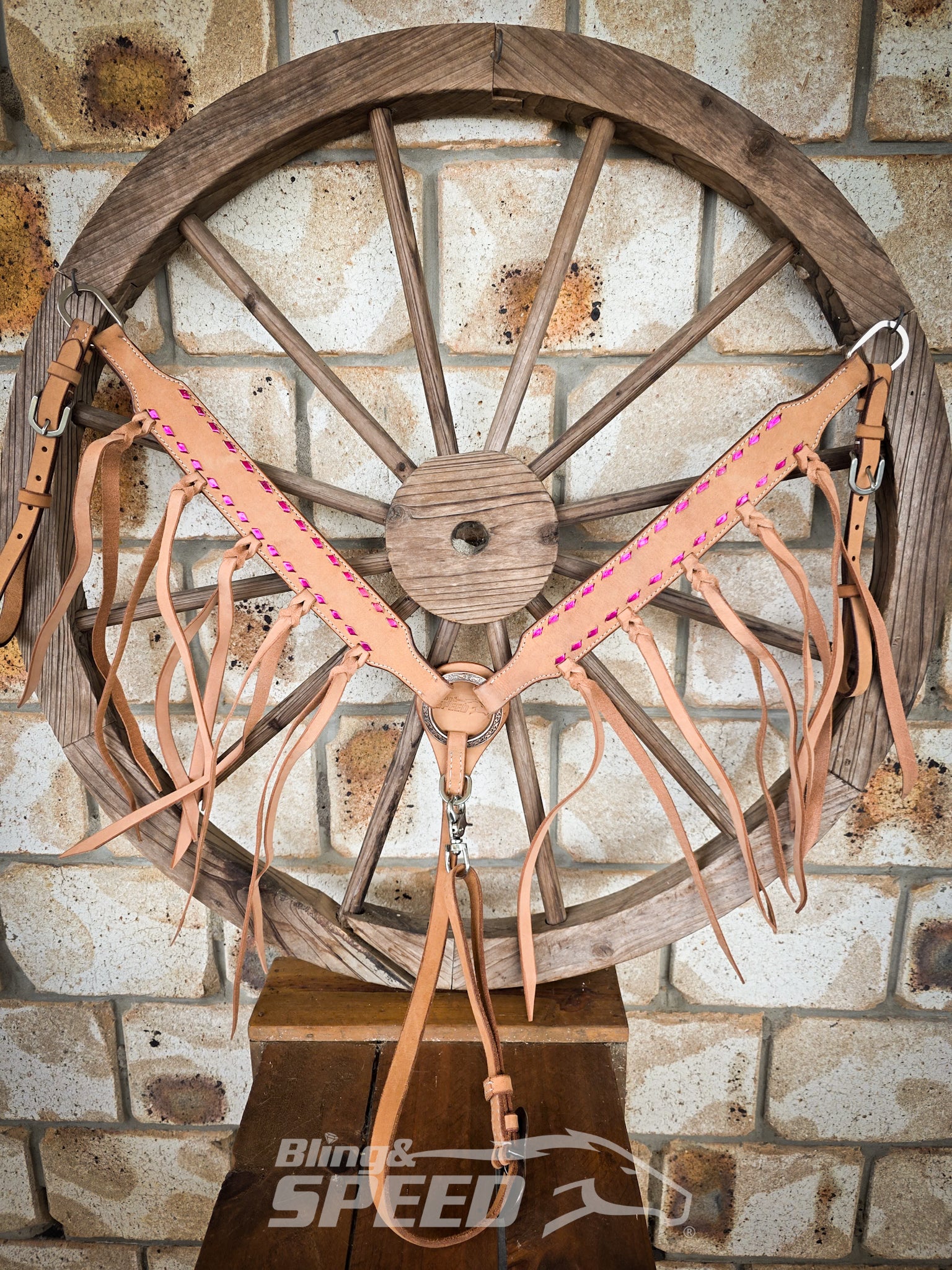 Trophy Tack Buckstitched Breastcollar – Blank or Custom Laser Engraved