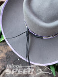 Load image into Gallery viewer, Purple and Gold Beaded Hat Band (7873212481774)
