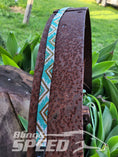 Load image into Gallery viewer, Turquoise and Gold Beaded Hat Band (7873212416238)
