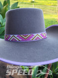 Load image into Gallery viewer, Pink and Gold Beaded Hat Band (7873212514542)
