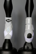 Load image into Gallery viewer, White H20 Custom Sparkle Leather Strap Support Boots (7883410473198)
