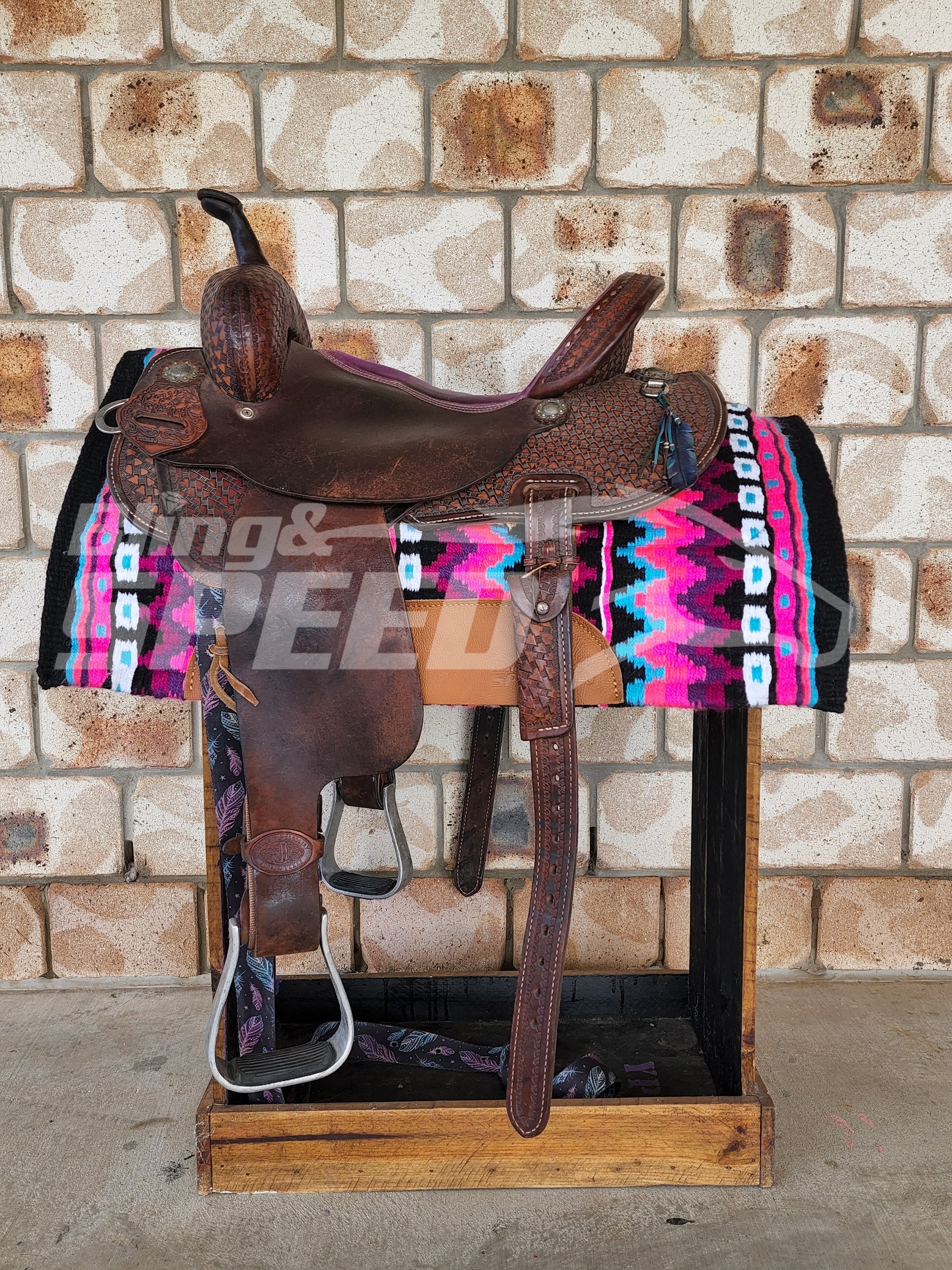 1. "The Alexandrite Unicorn" Saddle Pad (7873221198062)