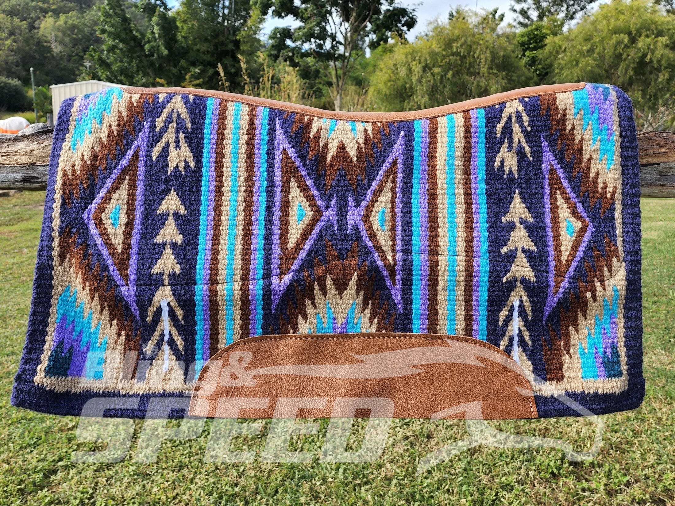 16 "Aztec Purple" Saddle Pad (7873219690734)