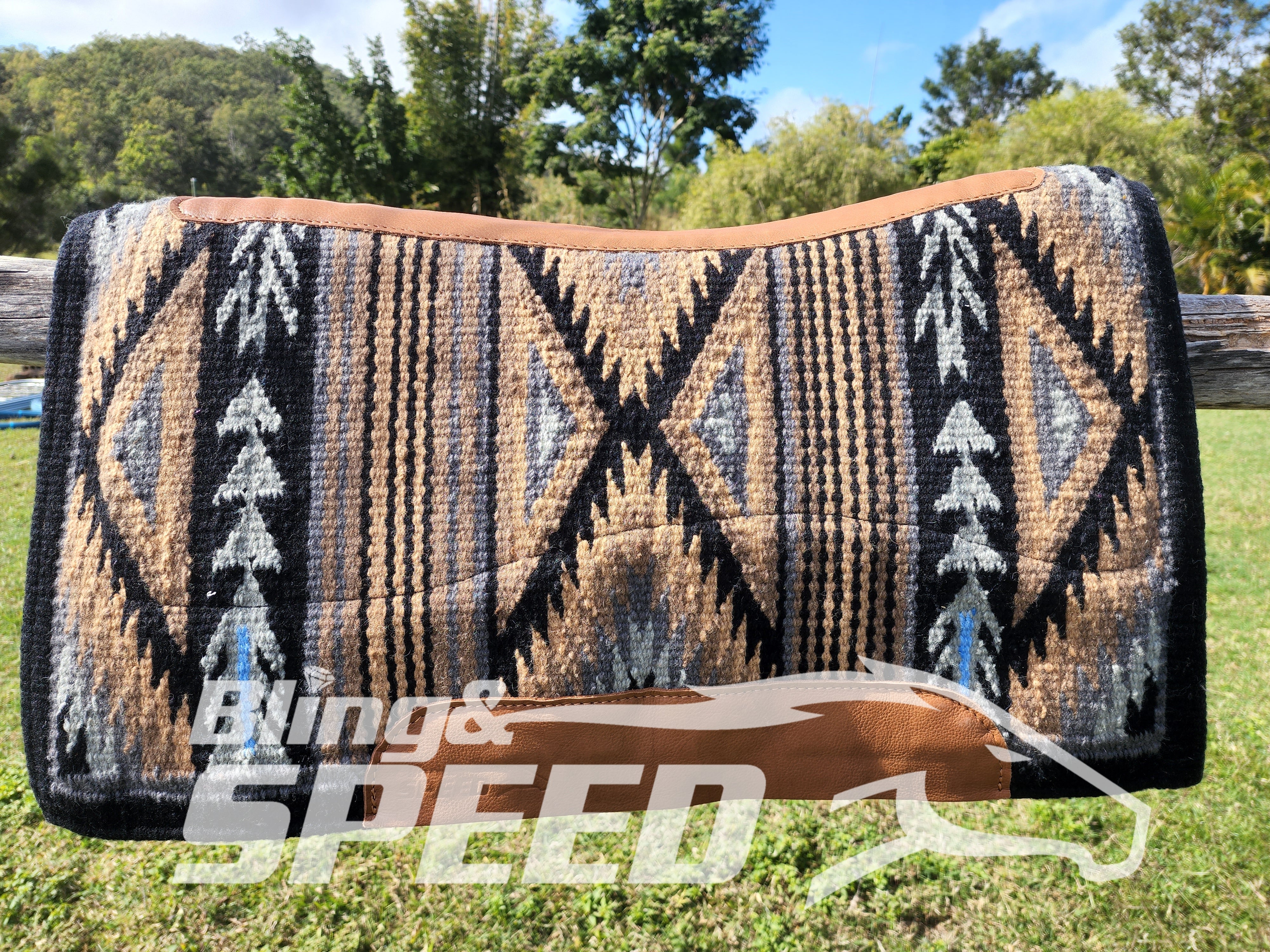 14. "Aztec Desert" Unicorn Saddle Pad (7873219395822)