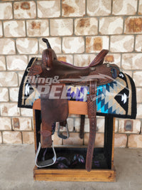 21. "Navajo" Unicorn Saddle Pad (7873219363054)