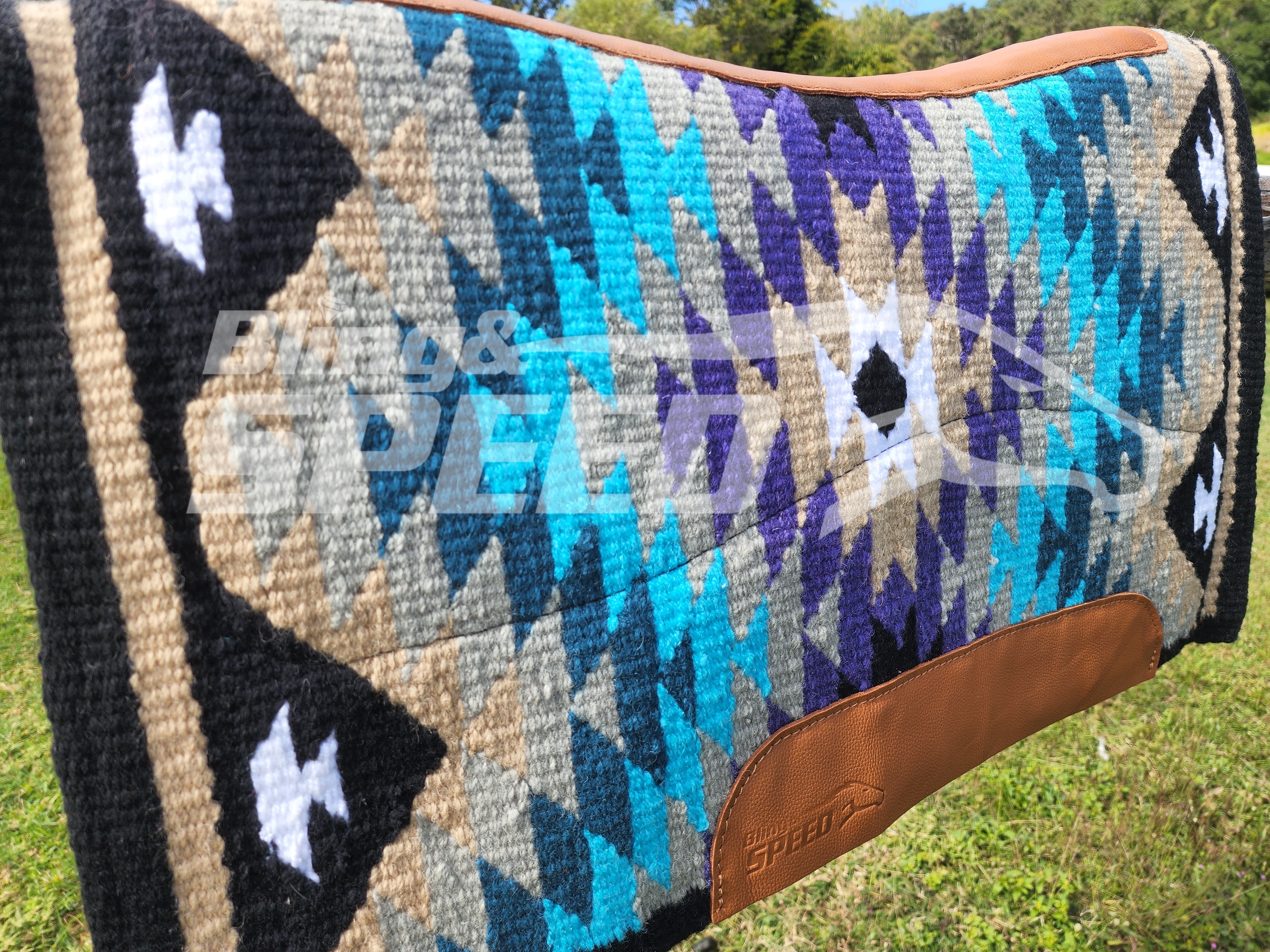 21. "Navajo" Unicorn Saddle Pad (7873219363054)