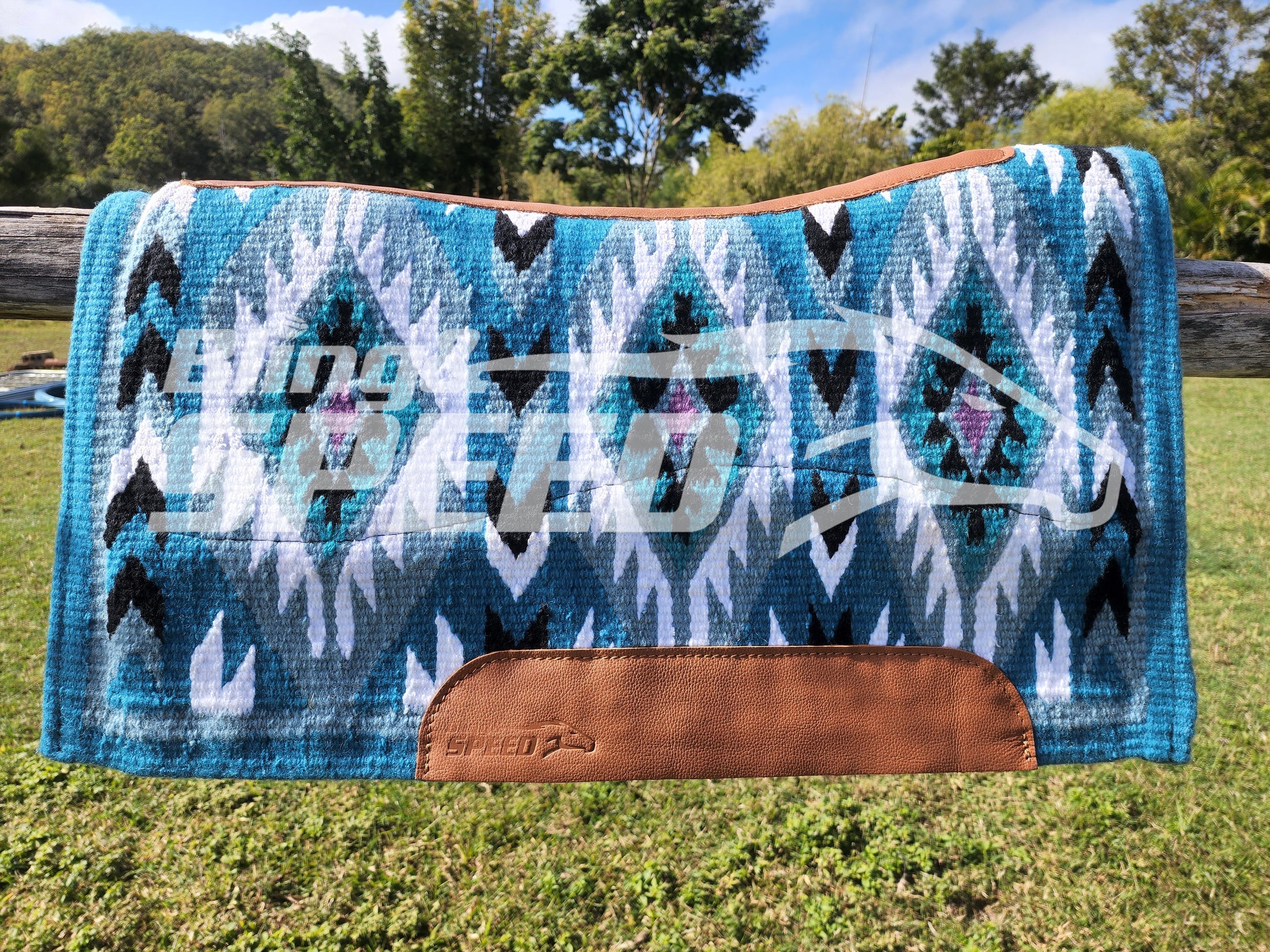 19. "Navajo Sky" Unicorn Saddle Pad (7873219330286)