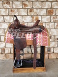 Load image into Gallery viewer, 24. "Pink and Gold" Unicorn Saddle Pad (7873219231982)
