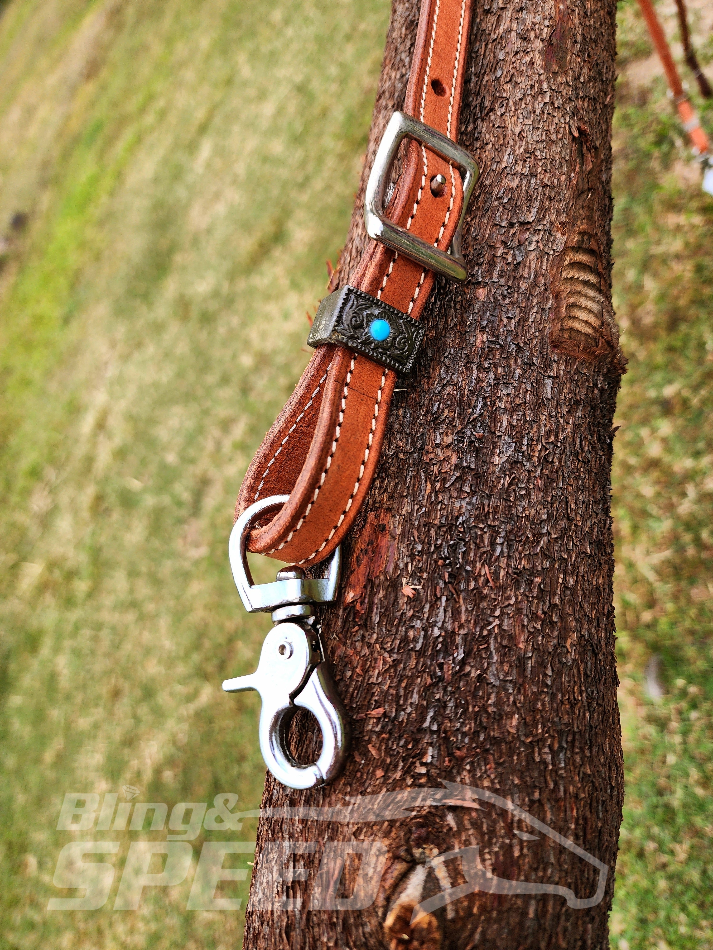 Bling & Speed Twisted Bloodknot Barrel Reins (7897297715438)