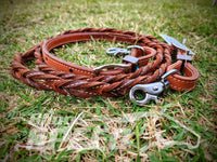 Bling & Speed Twisted Bloodknot Barrel Reins (7897297715438)