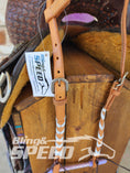 Load image into Gallery viewer, Bling and Speed White Laced One Ear Bridle (7897832980718)
