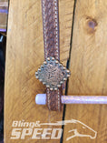 Load image into Gallery viewer, Bling & Speed Two Eared Leather Bridle (7897865617646)
