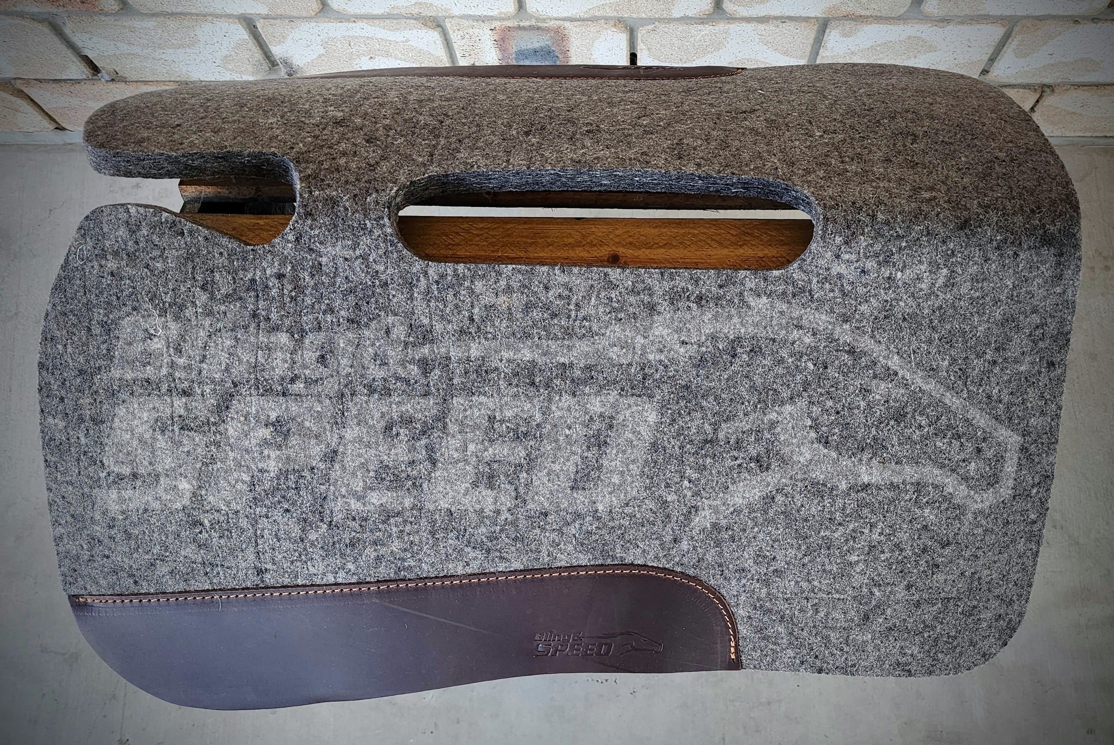 Wither and Spine Relief Felt Saddle Pad - Charcoal (7907540566254)