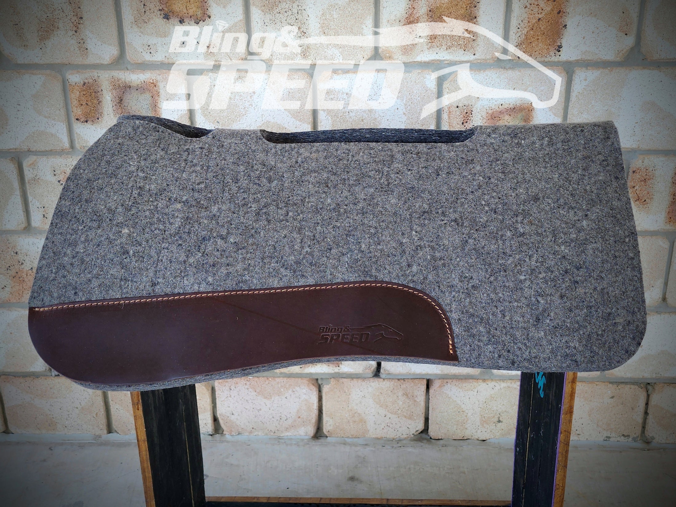 Wither and Spine Relief Felt Saddle Pad - Charcoal (7907540566254)