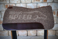 The Barrel Racer Felt Saddle Pad - Gray (7907535028462)
